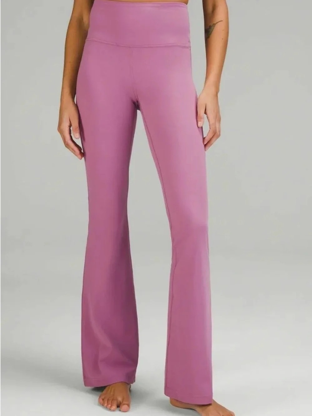 lululemon athletica Groove High Rise Flare in Velvet Dust